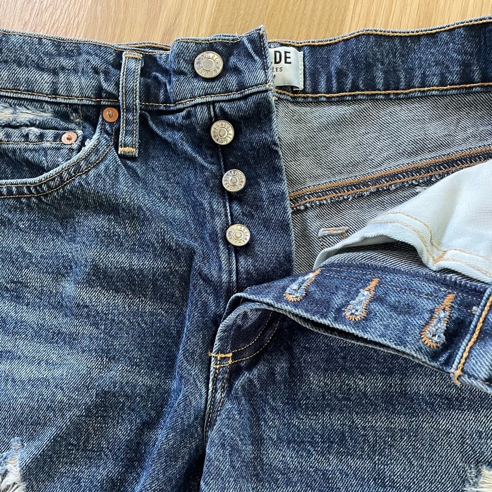 AGOLDE denim Parker shorts Size 25 - Picture 5 of 7